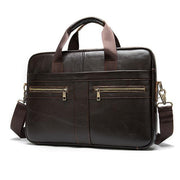 Angelo Ricci™ Men's Vintage Leather Briefcase