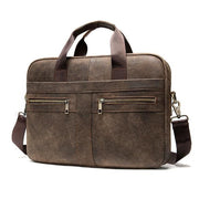 Angelo Ricci™ Men's Vintage Leather Briefcase