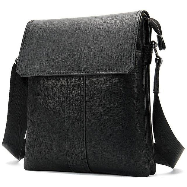 Angelo Ricci™ Men's Genuine Leather Shoulder Bag