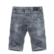 Angelo Ricci™ Ripped Stretch Denim Shorts