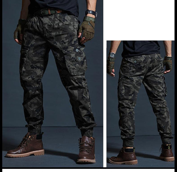 Angelo Ricci™ Cargo Military Style Elasticity Pants