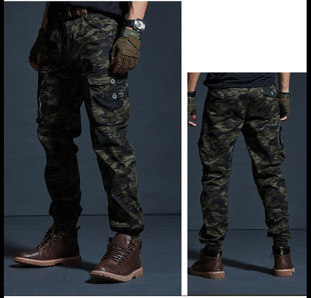 Angelo Ricci™ Cargo Military Style Elasticity Pants