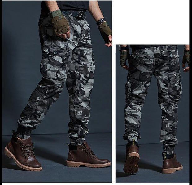 Angelo Ricci™ Cargo Military Style Elasticity Pants