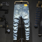 Angelo Ricci™ Ripped Retro Streetwear Jeans