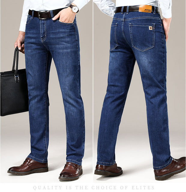 Angelo Ricci™ Business Fashion Stretch Straight Work Jeans