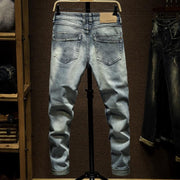 Angelo Ricci™ Skinny Ripped Distressed Denim Jeans