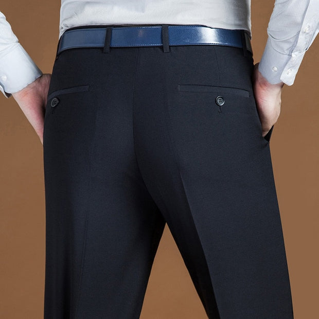 Angelo Ricci™ Classic Regular Fit Office Formal Long Trousers