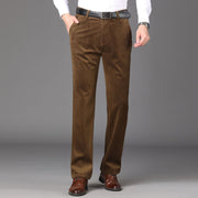 Angelo Ricci™ High Waist Corduroy Leisure Trousers