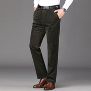 Angelo Ricci™ High Waist Corduroy Leisure Trousers