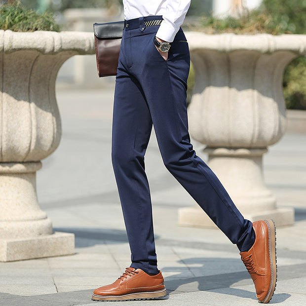 Angelo Ricci™ Brand Straight Business Casual Pants