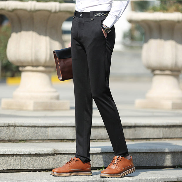 Angelo Ricci™ Brand Straight Business Casual Pants