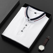 Angelo Ricci™ Short Sleeved Cotton Fashion Polo Shirt