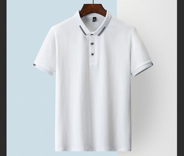 Angelo Ricci™ Spring&Summer Turn Down Collar T Shirt