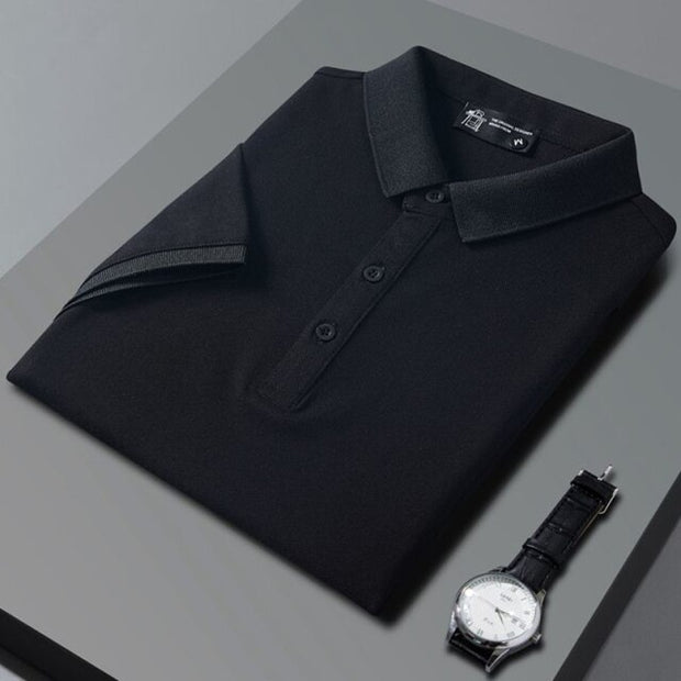 Angelo Ricci™ Turn Down Collar Polo Shirt