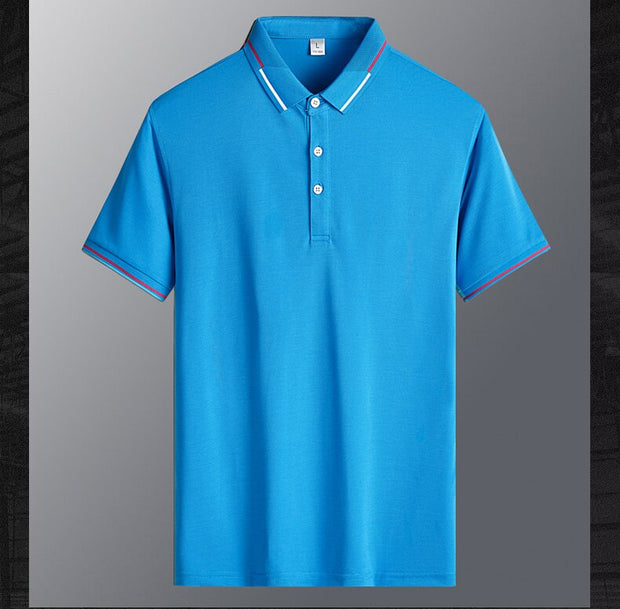 Angelo Ricci™ Summer Short Sleeved Polo Casual Polo Shirt