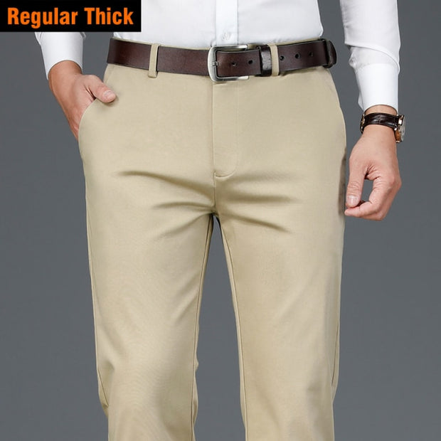 Angelo Ricci™ Classic Style Business Fashion Cotton Pants