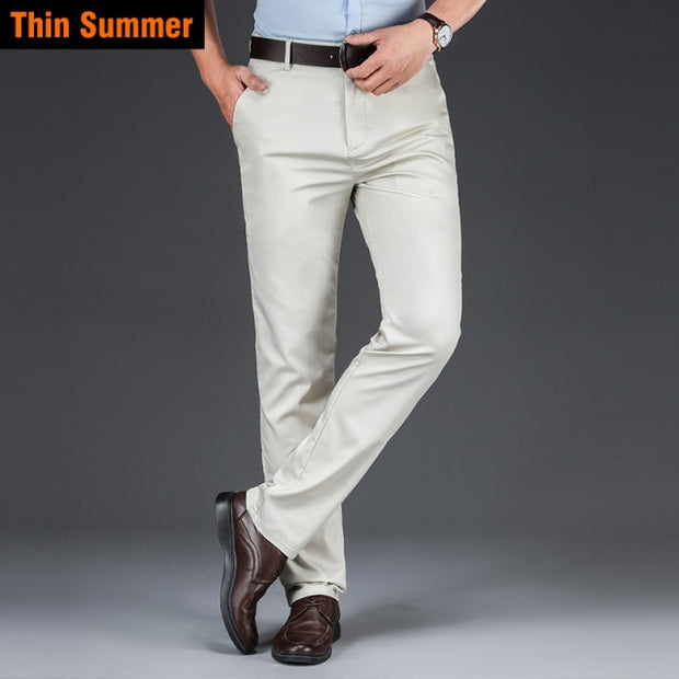 Angelo Ricci™ Classic Style Business Fashion Cotton Pants