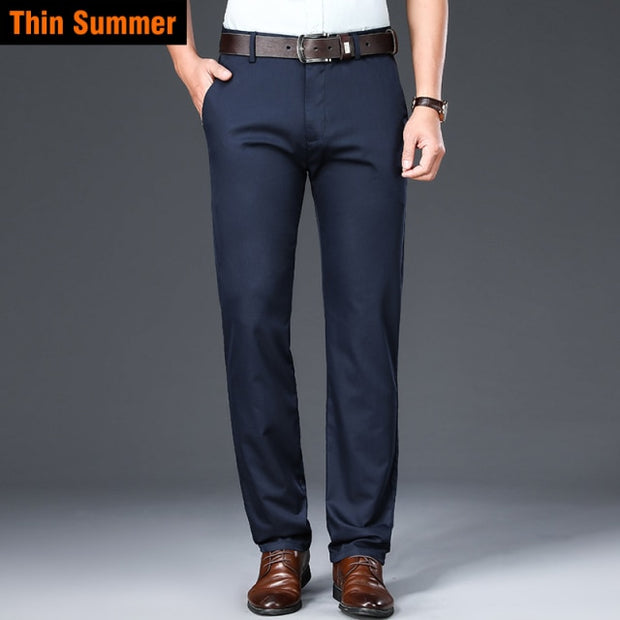 Angelo Ricci™ Classic Style Business Fashion Cotton Pants