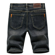 Angelo Ricci™ Thin Section Fashion Slim Business Jeans Shorts