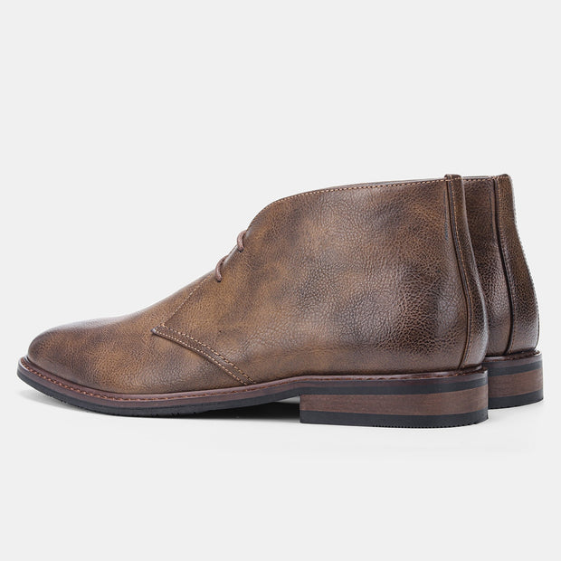 Angelo Ricci™ Leather Ankle Desert Boots