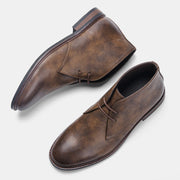 Angelo Ricci™ Leather Ankle Desert Boots