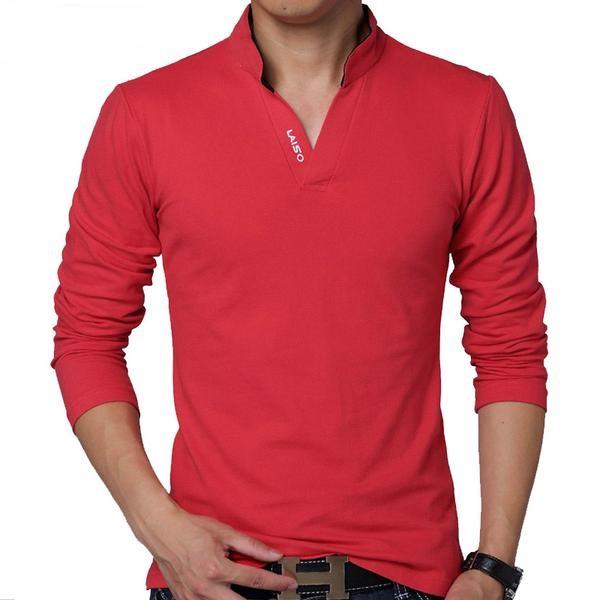 Angelo Ricci™ Long Sleeve Slim Fit T Shirt