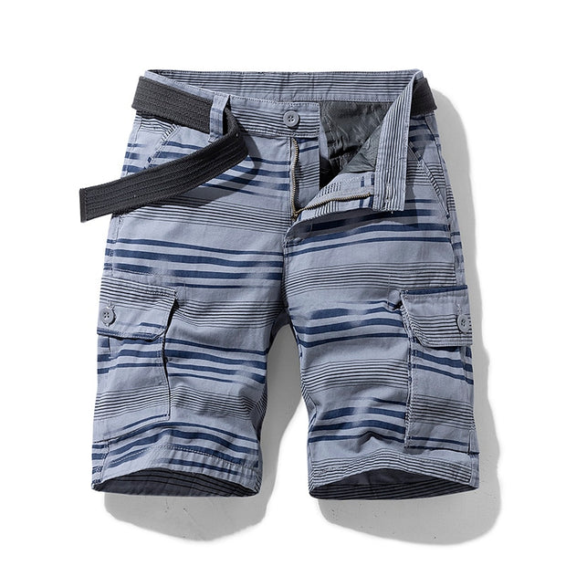 Angelo Ricci™ Multi-Pocket Twill Cotton Summer Short