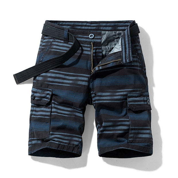 Angelo Ricci™ Multi-Pocket Twill Cotton Summer Short