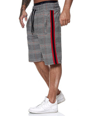 Angelo Ricci™ Fashion Plaid Color Side Line Short