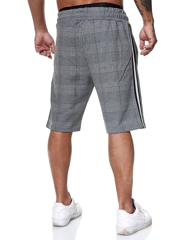 Angelo Ricci™ Fashion Plaid Color Side Line Short