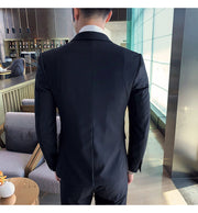 Angelo Ricci™ Brand Business Casual Slim Fit 3 Piece Suit