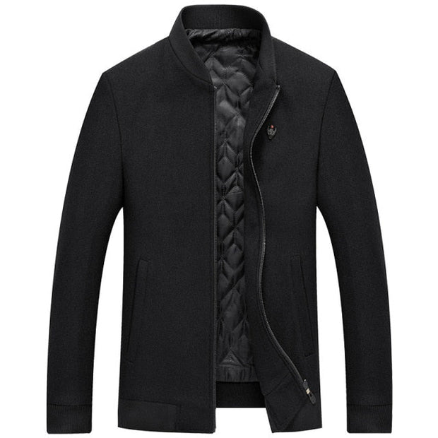 Angelo Ricci™ Brand Winter Fashion Wool Blend Jacket