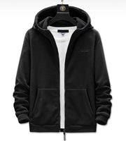 Angelo Ricci™ Warm Fleece Casual Sweatshirt Jacket