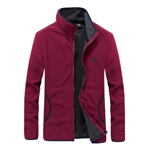 Angelo Ricci™ Warm Fleece Casual Sweatshirt Jacket