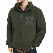 Angelo Ricci™ Very Warm Chest Button & Pocket Hoodie
