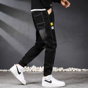 Angelo Ricci™ Vintage Streetwear Denim Jogger Pants