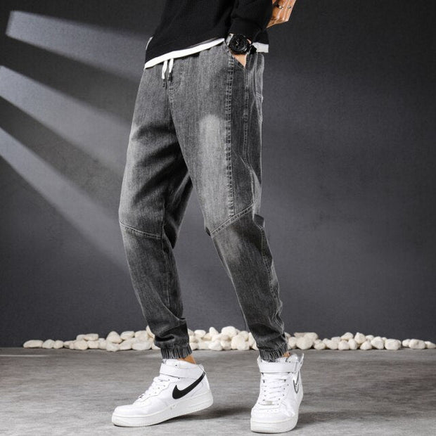 Angelo Ricci™ Vintage Streetwear Denim Jogger Pants