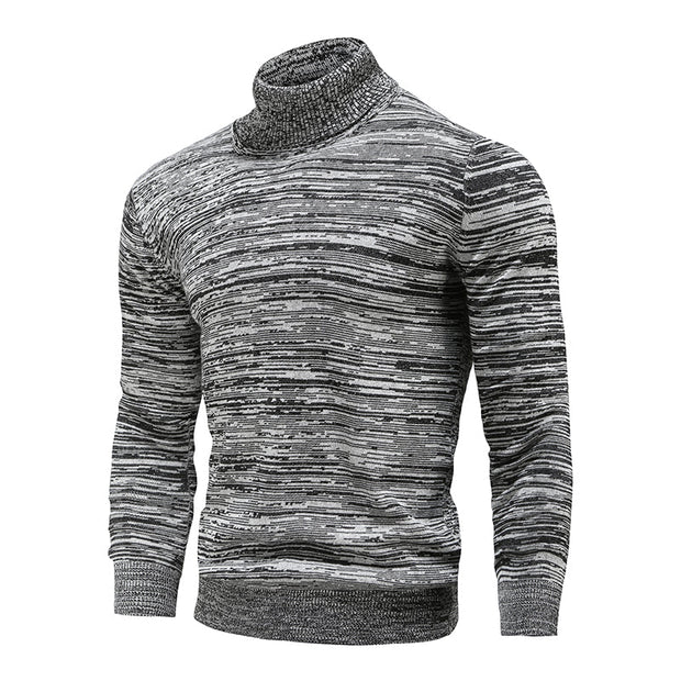 Angelo Ricci™ Winter Turtleneck Cotton Knitted Pullover