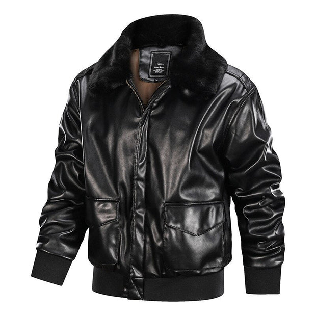 Angelo Ricci™ American Soft Air Force Pilot Leather Jacket