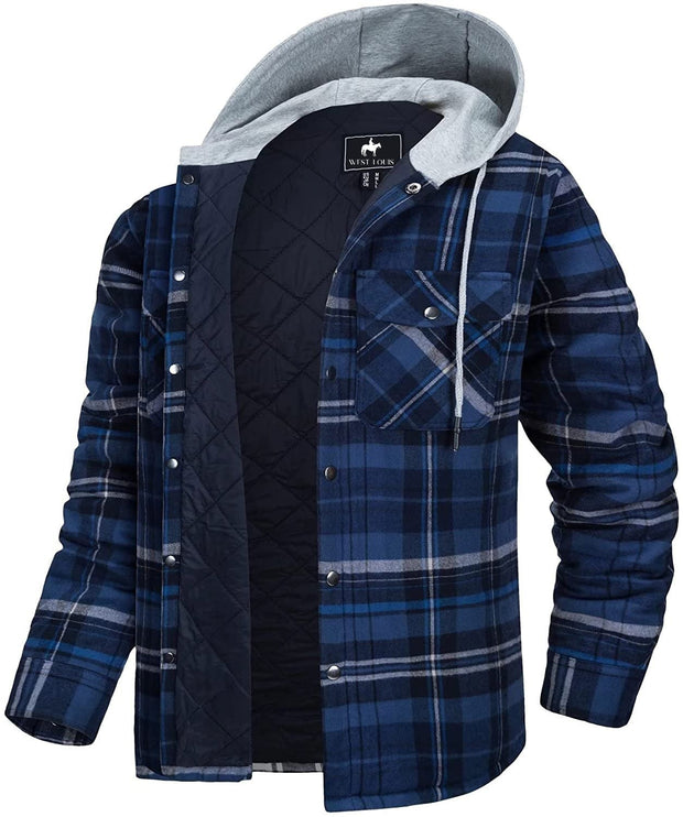 Angelo Ricci™ Cotton Flannel Lined Plaid Jacket