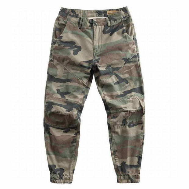 Angelo Ricci™ Streetwear Jogger 100% Cotton Camouflage Pants