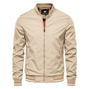 Angelo Ricci™ Bomber Baseball Solid Color Business Jacket