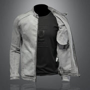 Angelo Ricci™ Moto Biker Streetwear Denim Jacket