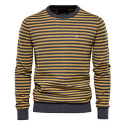 Angelo Ricci™ Designer High Quality Spliced Cotton Pullover