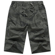 Angelo Ricci™ Summer Elastic Waist Camouflage Shorts