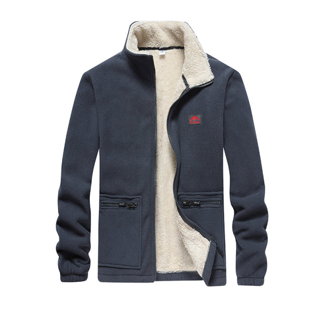 Angelo Ricci™ Autumn Stand Collar Windproof Fleece Jacket