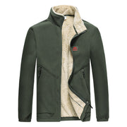 Angelo Ricci™ Autumn Stand Collar Windproof Fleece Jacket