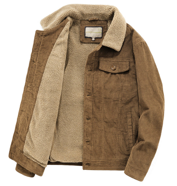 Angelo Ricci™ Winter Warm Corduroy Denim Jacket