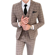 Angelo Ricci™ British Style Business Three Piece Set Suit