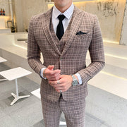 Angelo Ricci™ British Style Business Three Piece Set Suit